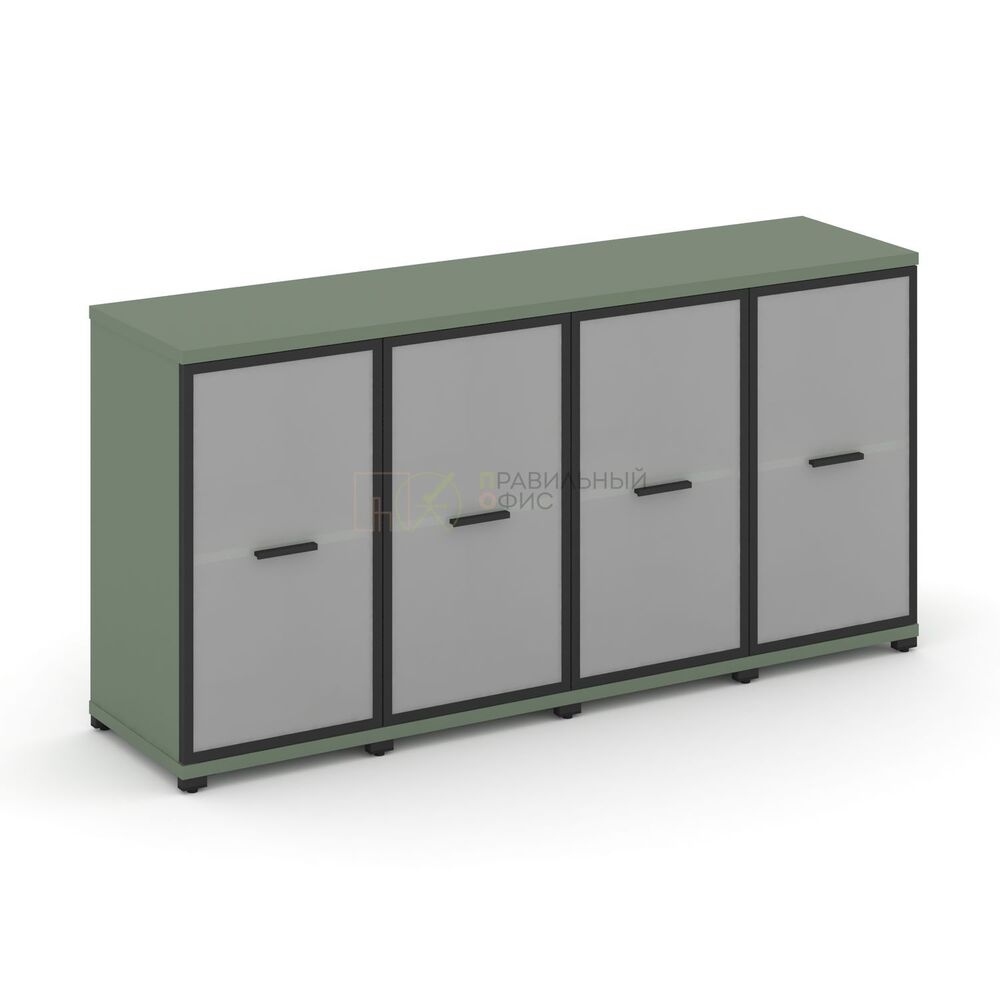 Шкаф четыре узкие секции, 2 ниши