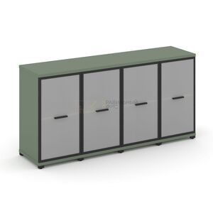 Шкаф четыре узкие секции, 2 ниши