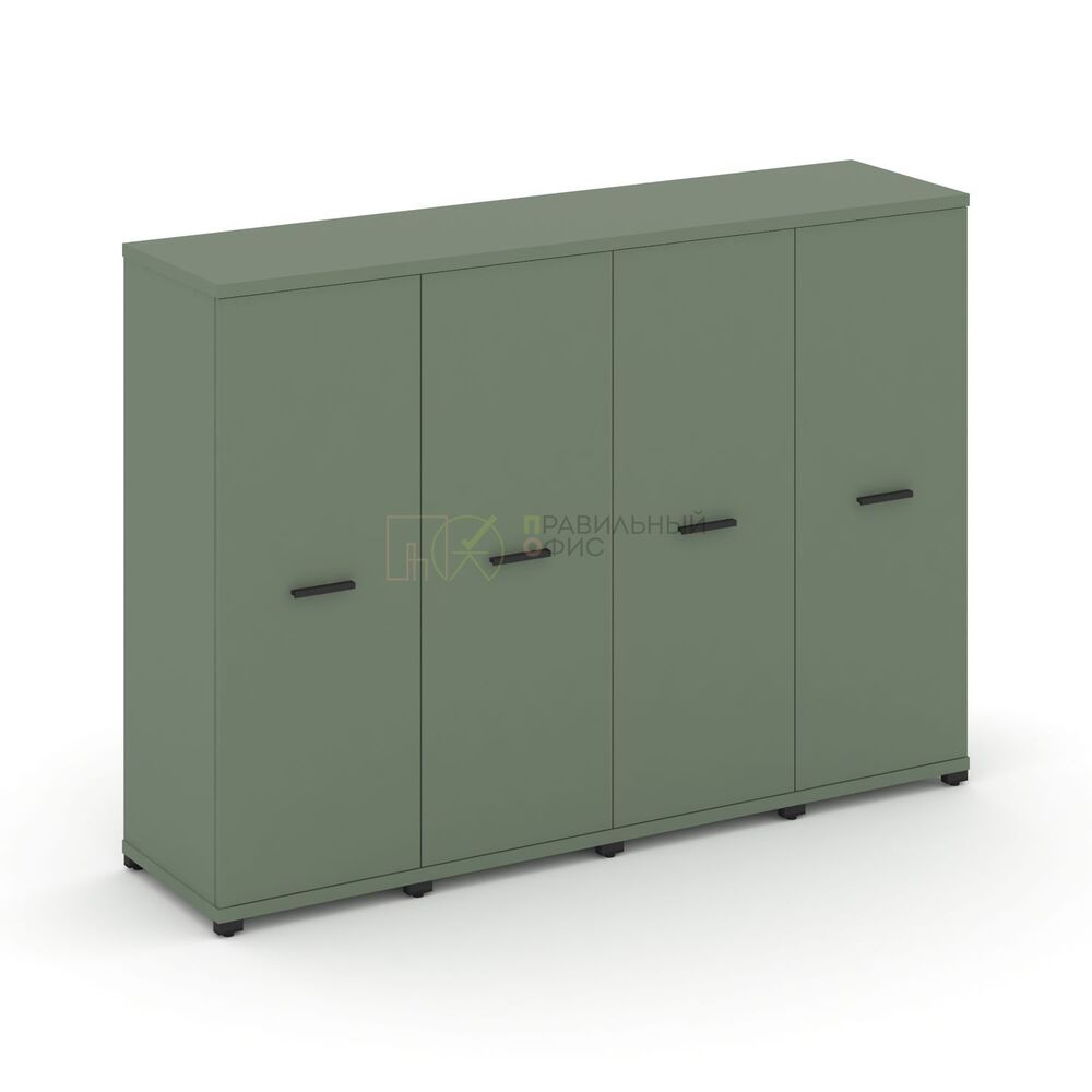 Шкаф четыре узкие секции, 3 ниши