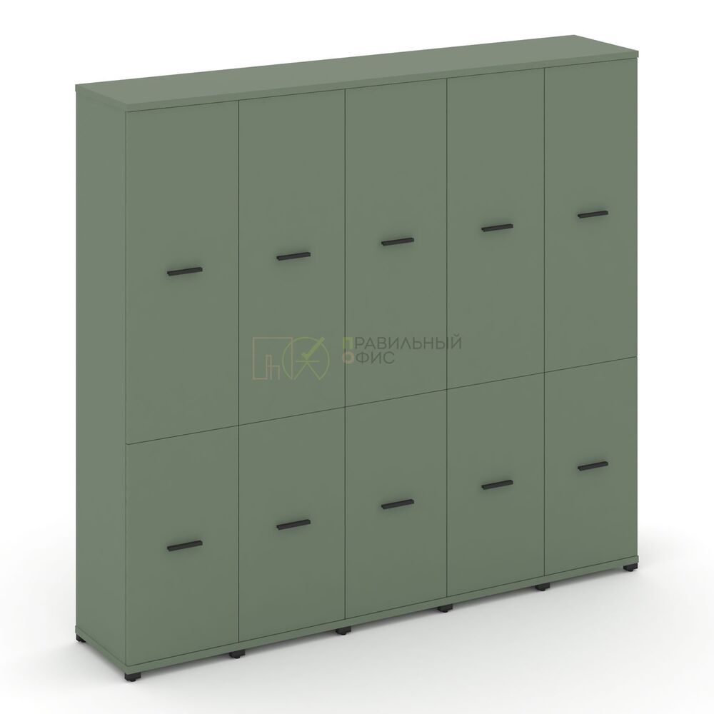 Шкаф пять узких секций, 5 ниш