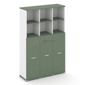 Шкаф три узкие секции, 5 ниш