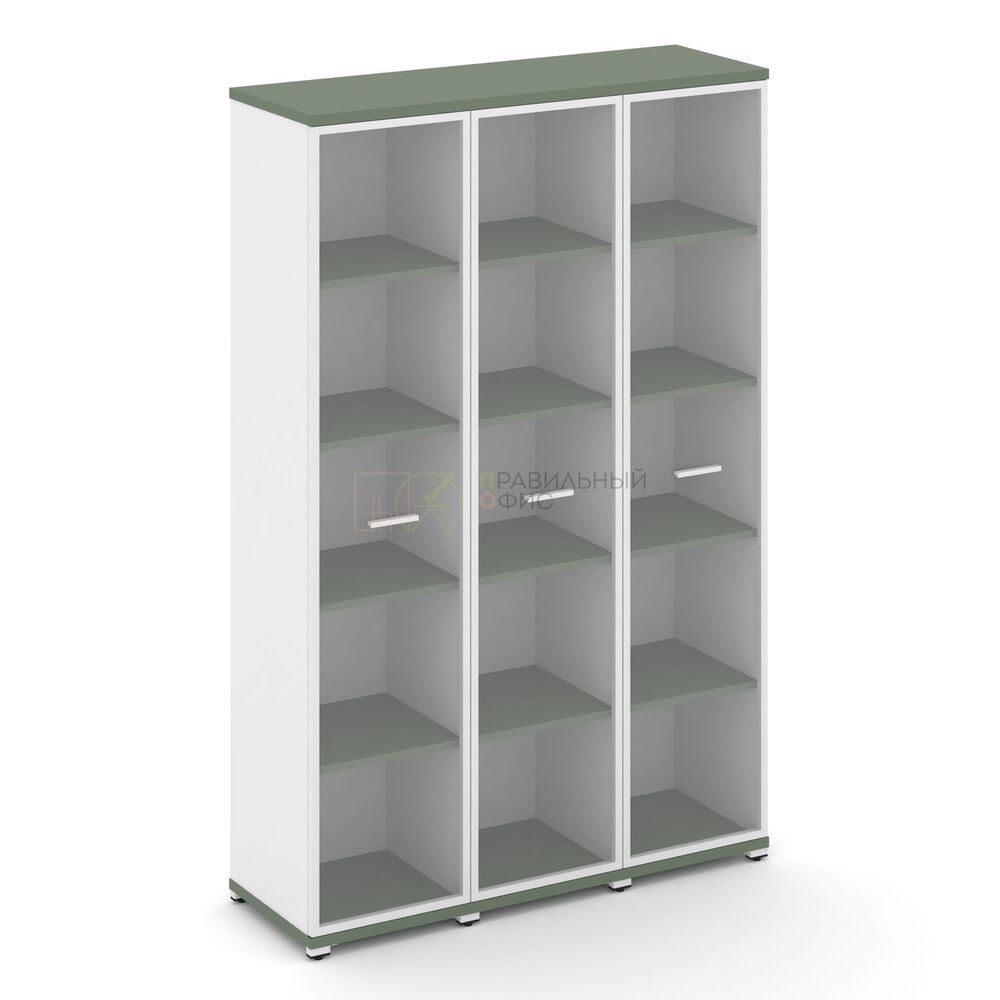 Шкаф три узкие секции, 5 ниш