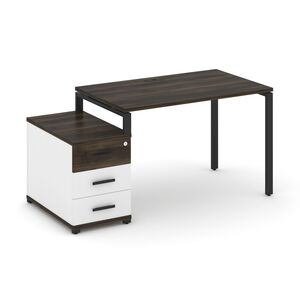 Стол письменный с одной опорной тумбой
