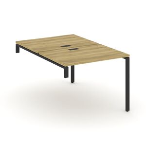 Двойной стол надставка на опорную тумбу