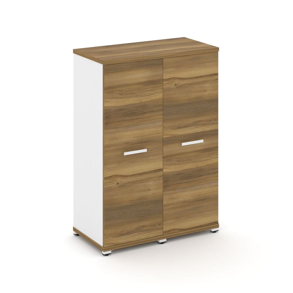 Шкаф две узкие секции, 3 ниши