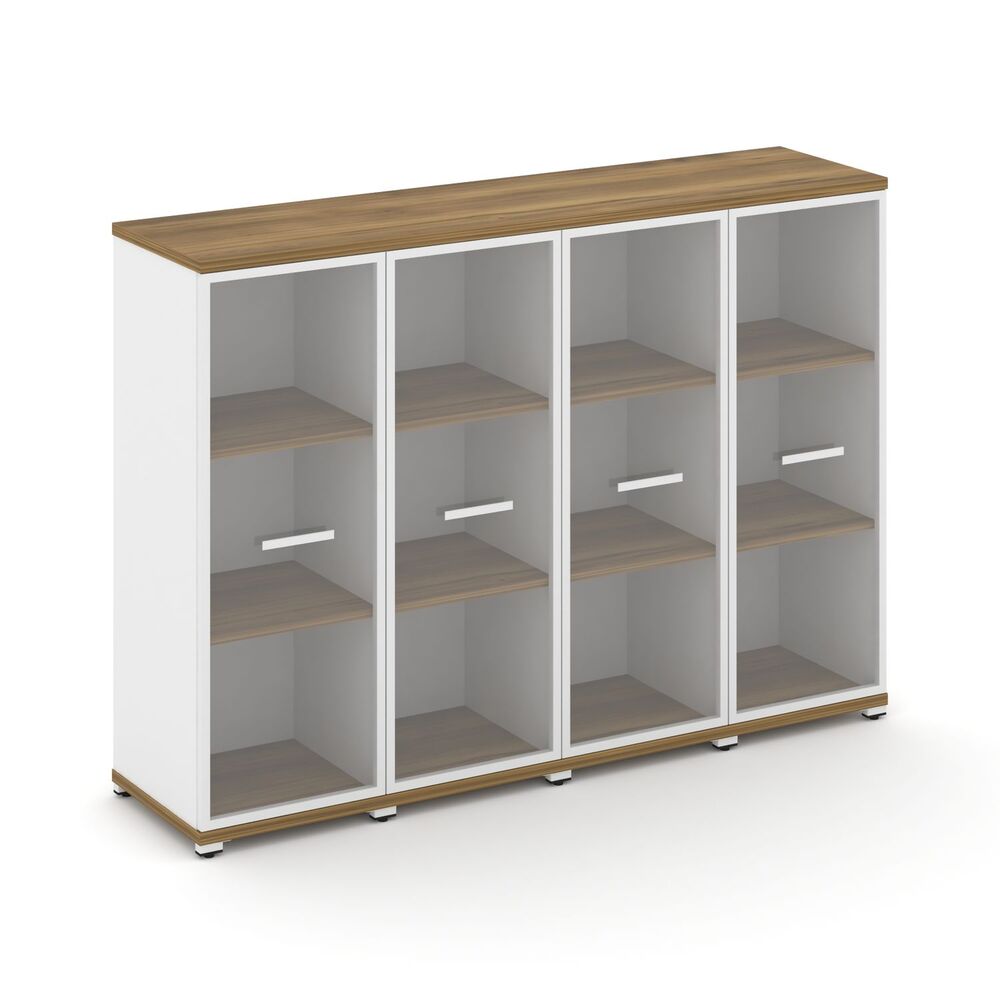 Шкаф четыре узкие секции, 3 ниши