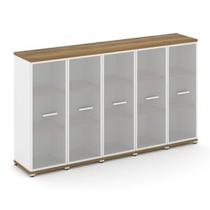 Шкаф пять узких секций, 3 ниши