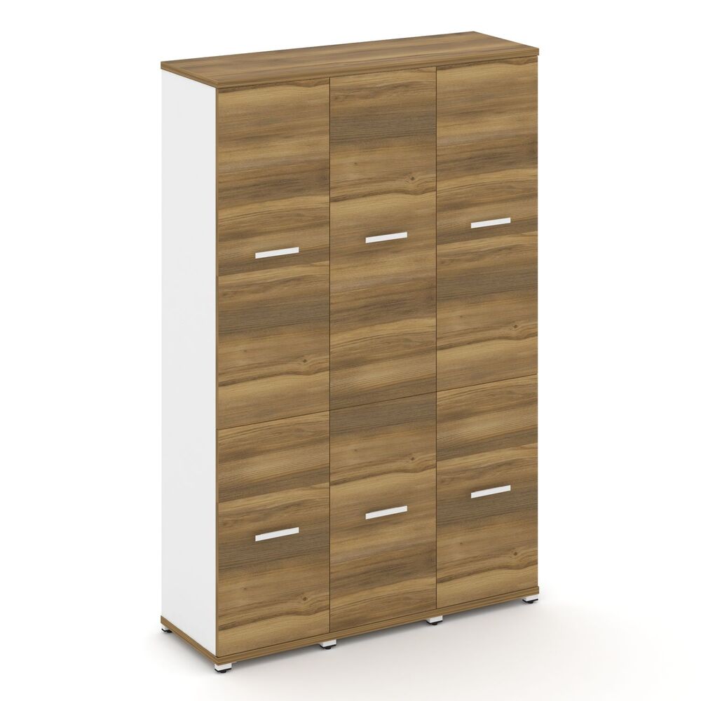 Шкаф три узкие секции, 5 ниш