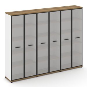 Шкаф три широкие секции, 5 ниш