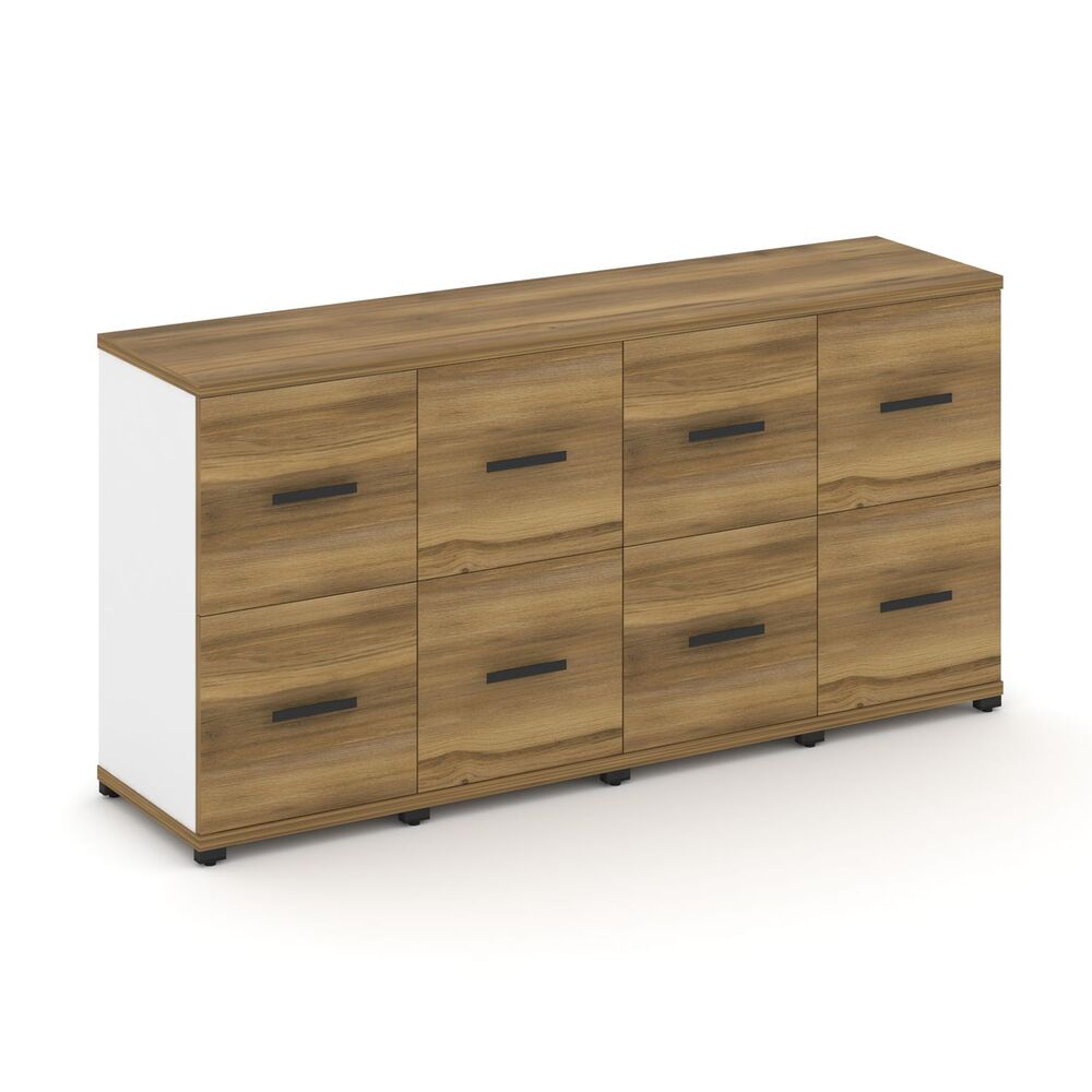 Шкаф четыре узкие секции, 2 ниши