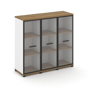 Шкаф три узкие секции, 3 ниши