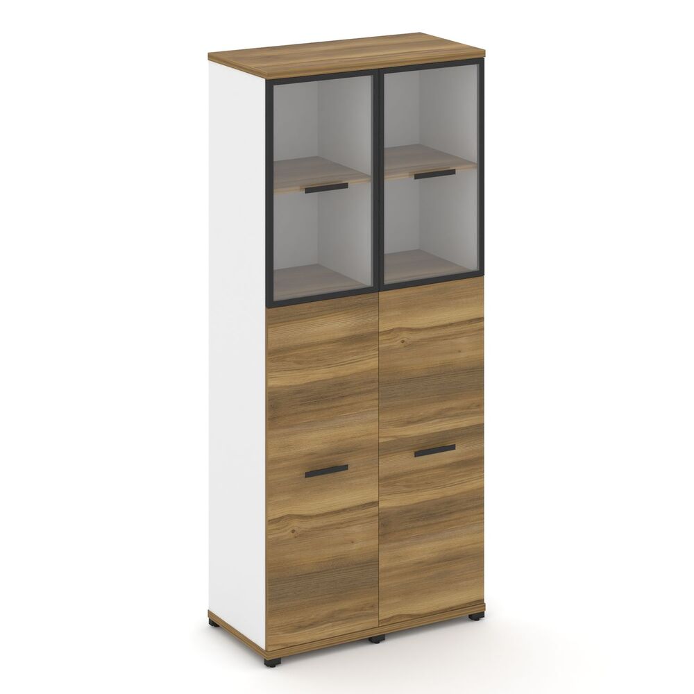 Шкаф две узкие секции, 5 ниш