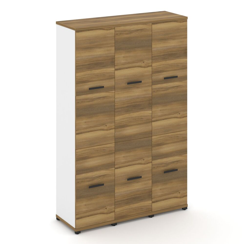 Шкаф три узкие секции, 5 ниш