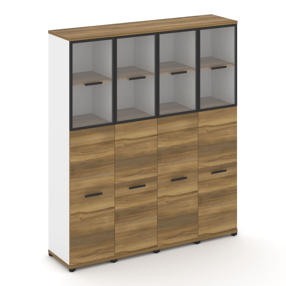 Шкаф четыре узкие секции, 5 ниш