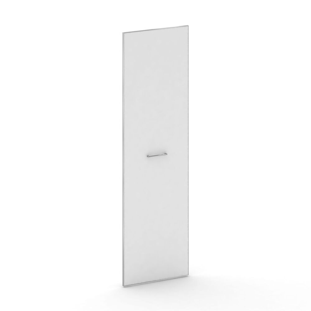 Комплект фасада высокого широкий стекло в раме (лакобель белый)