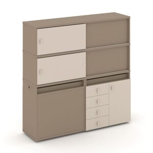 Набор №25. Тумба двойная+высокая надставка