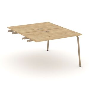 Двойной стол приставка к опорным тумбам