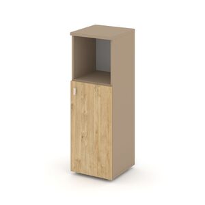 Шкаф средний узкий правый (1 низкий фасад ЛДСП)