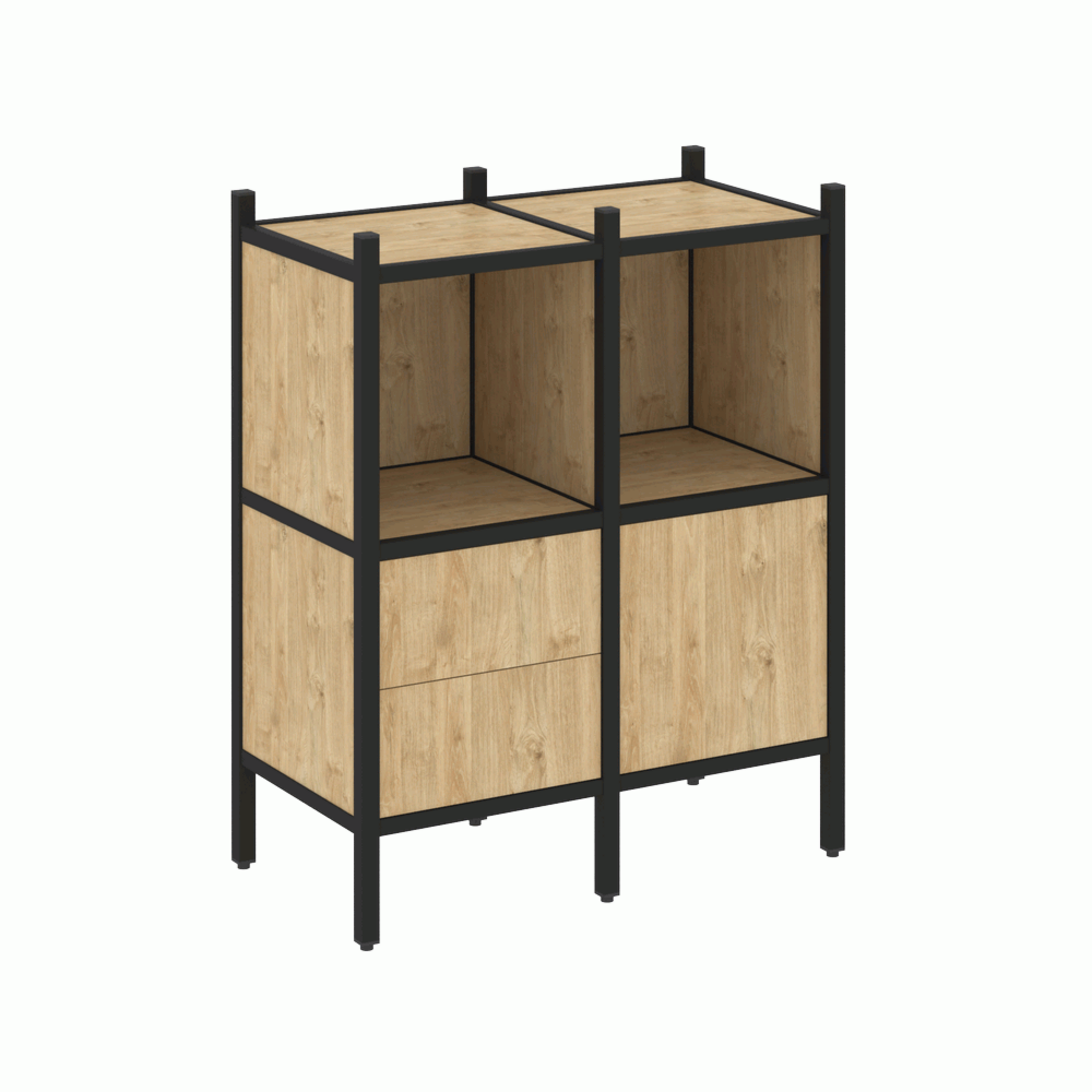 Прямой стеллаж наборный