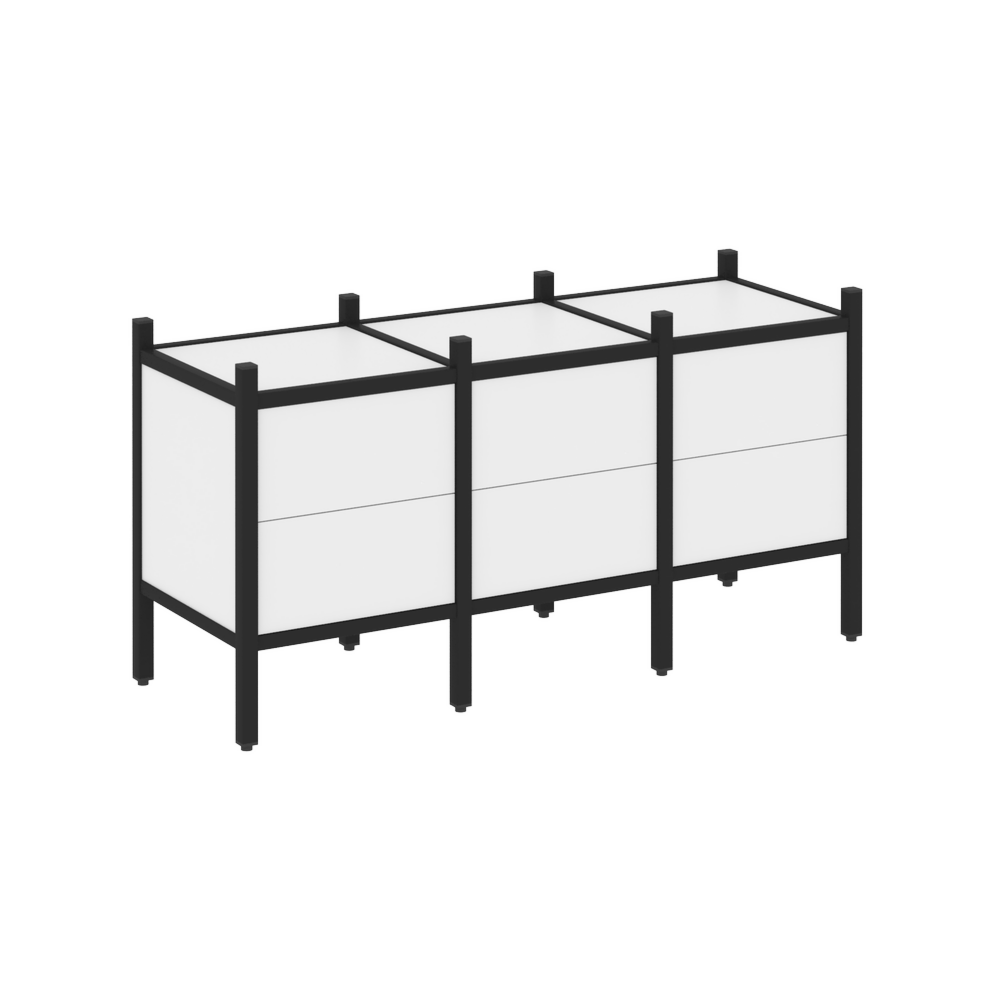 Прямой стеллаж наборный