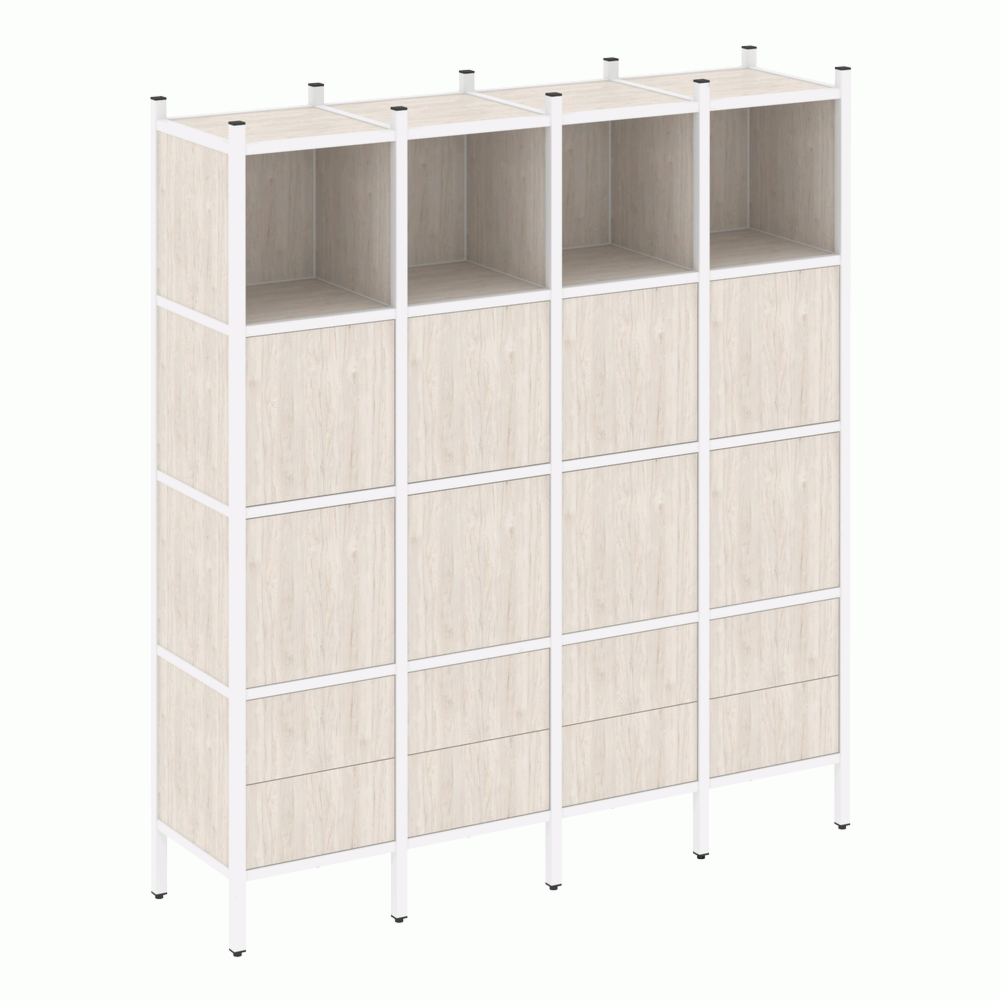 Прямой стеллаж наборный