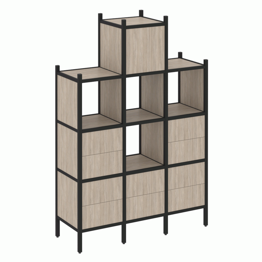 Прямой стеллаж наборный