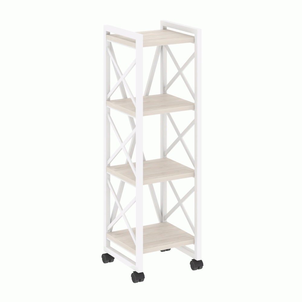 Стеллаж на колесных опорах-4 полки