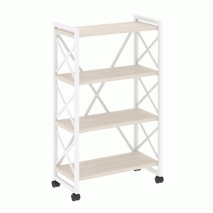 Стеллаж на колесных опорах-4 полки