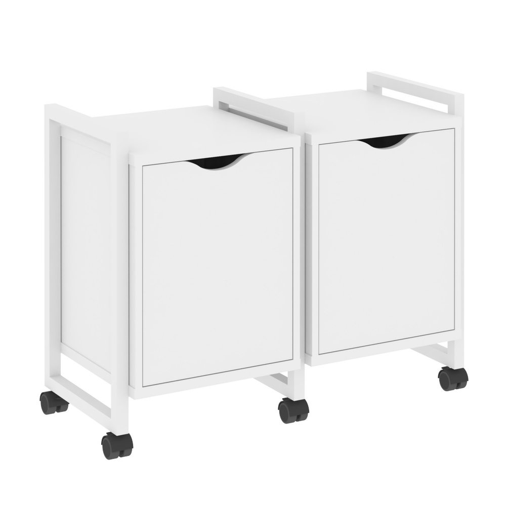 Тумба на колесных опорах наборная. Вариант №2