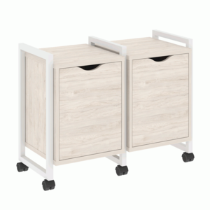 Тумба на колесных опорах наборная. Вариант №2