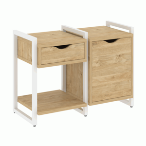 Тумба на регулируемых опорах наборная. Вариант №3