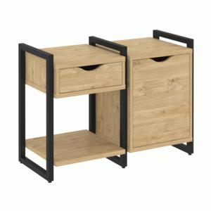 Тумба на регулируемых опорах наборная. Вариант №3