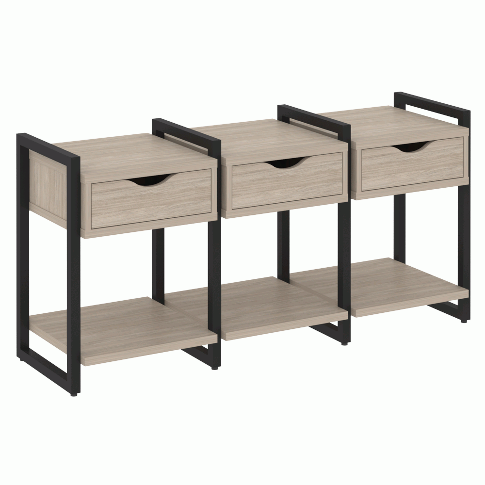 Тумба на регулируемых опорах наборная. Вариант №4