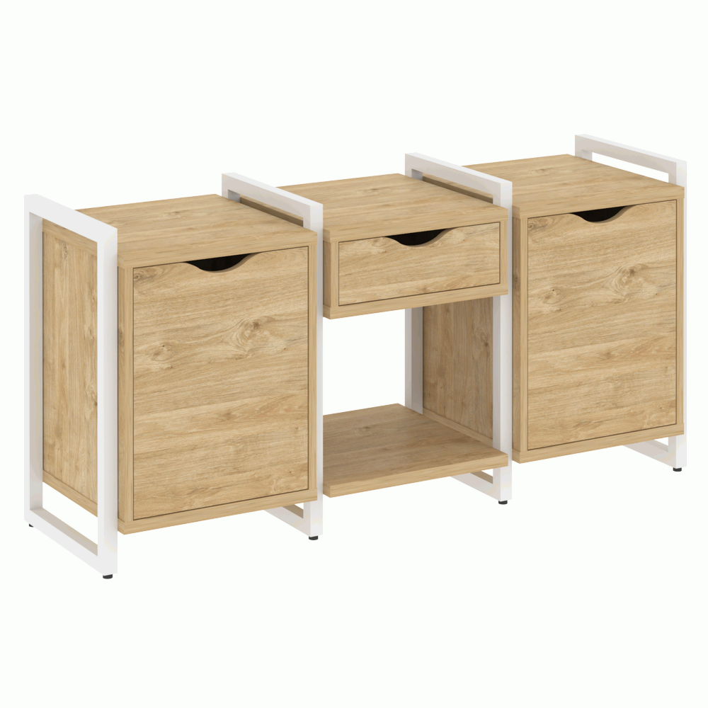 Тумба на регулируемых опорах наборная. Вариант №7