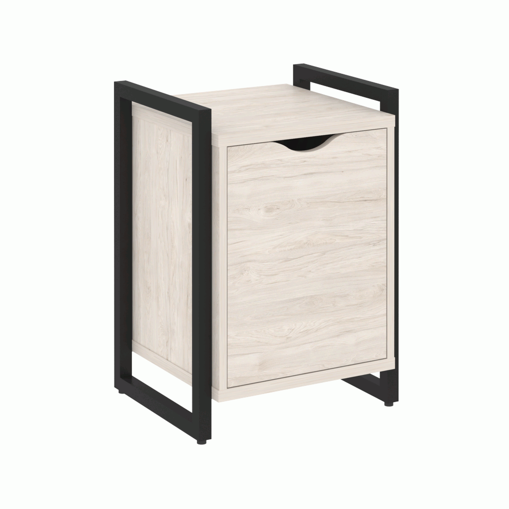 Тумба на регулируемых опорах с распашным фасадом