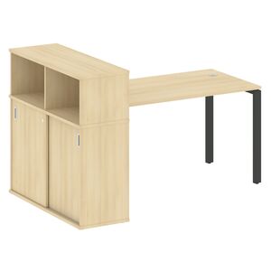 Стол письменный с опорным шкафом-купе