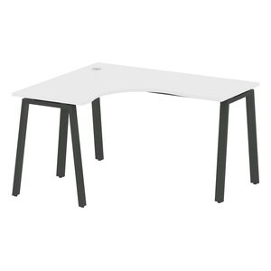 Стол криволинейный левый на А-образном м/к