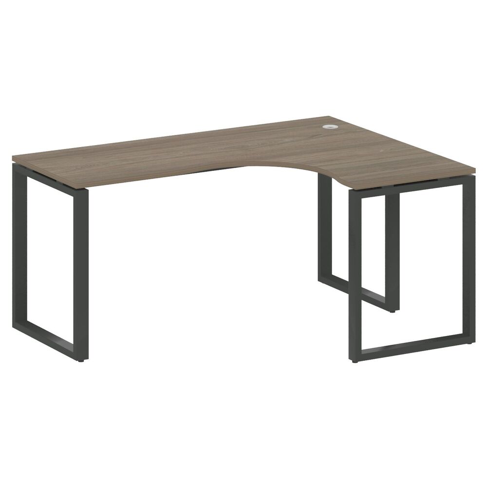 Стол криволинейный правый на О-образном м/к