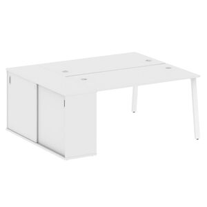 Рабочая станция на А-образном м/к с опорным шкафом-купе