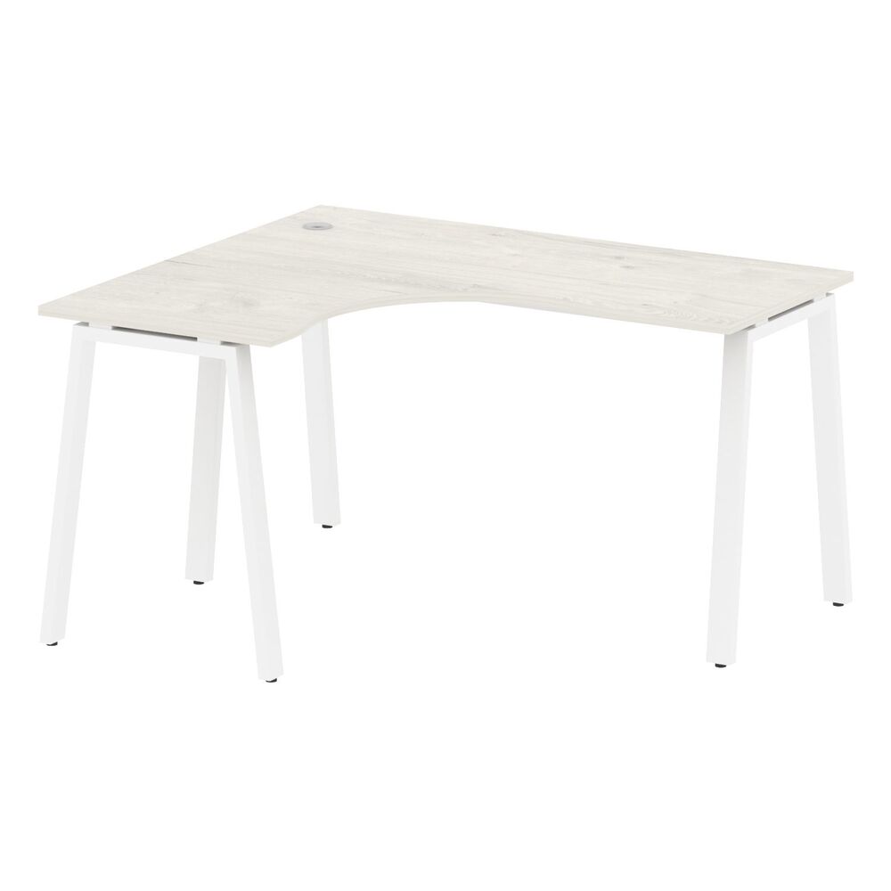 Стол криволинейный левый на А-образном м/к