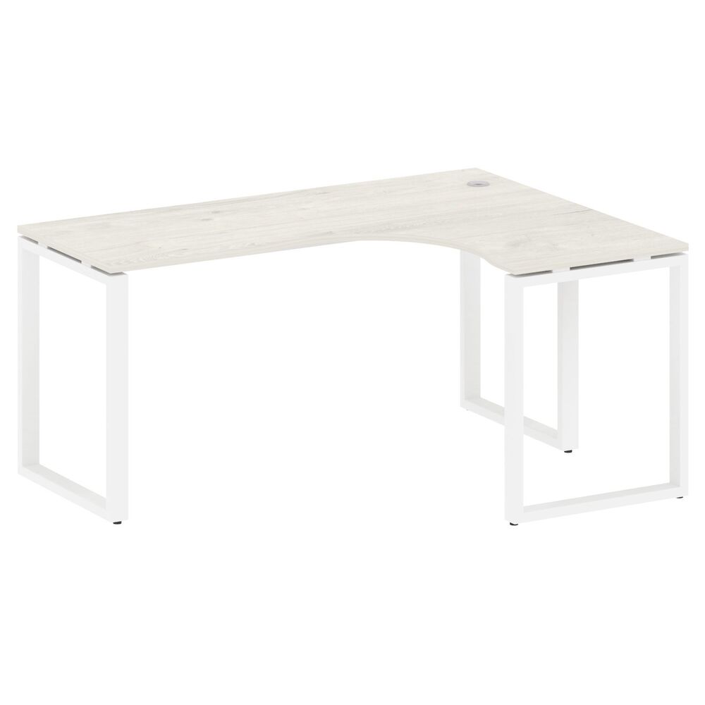 Стол криволинейный правый на О-образном м/к