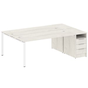 Рабочая станция с опорной тумбой