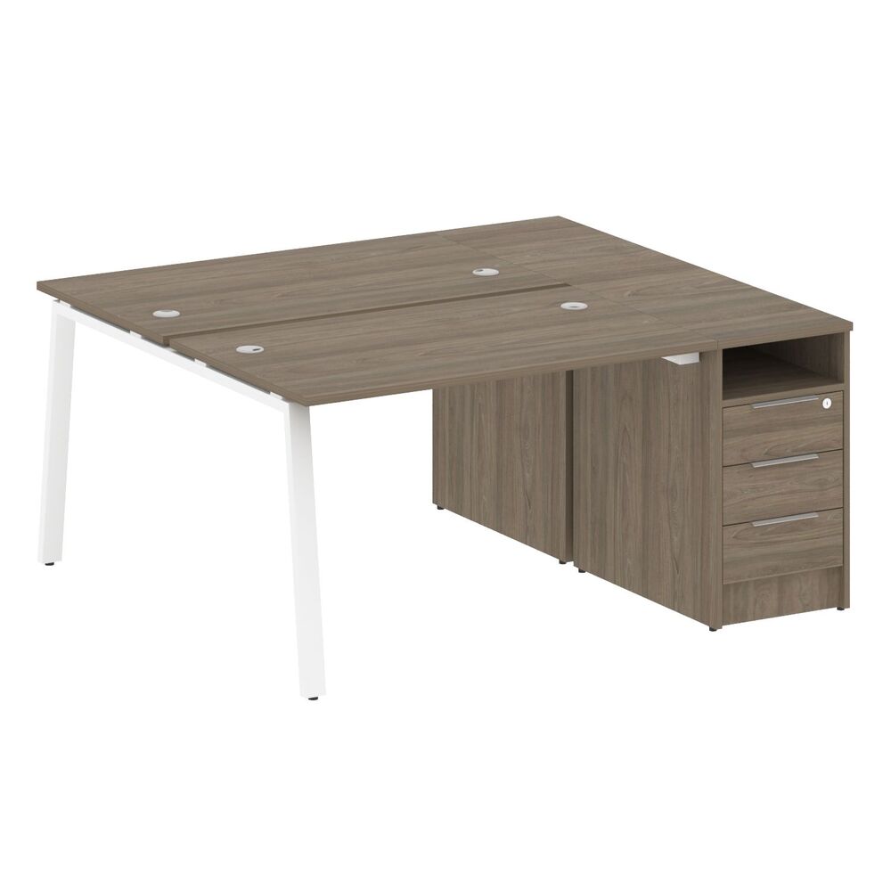 Рабочая станция на А-образном м/к с опорной тумбой