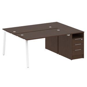 Рабочая станция на А-образном м/к с опорной тумбой