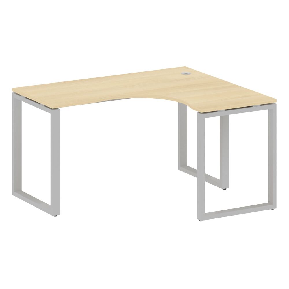 Стол криволинейный правый на О-образном м/к