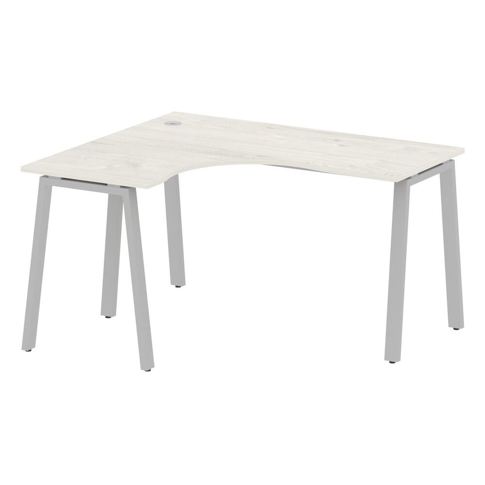 Стол криволинейный левый на А-образном м/к