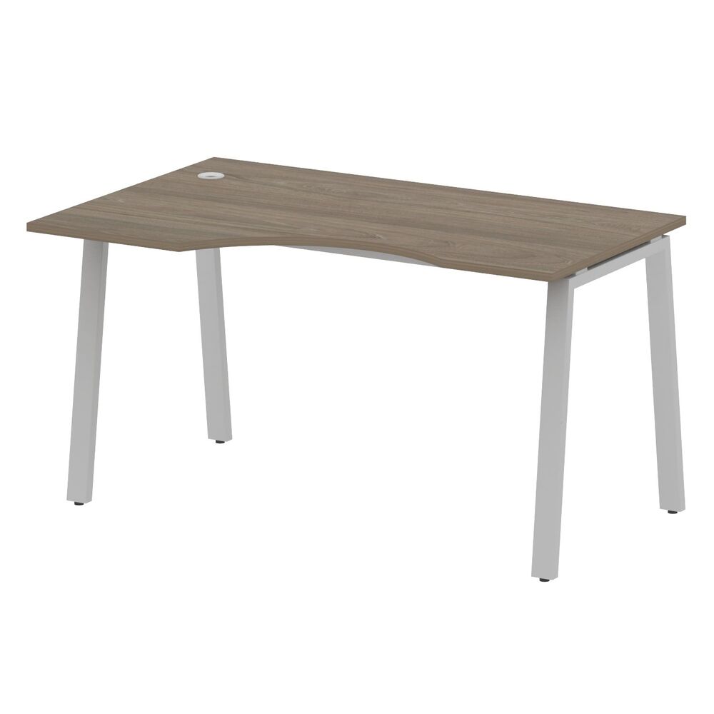 Стол криволинейный левый на А-образном м/к