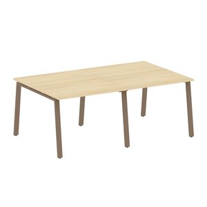 Переговорный стол (2 столешницы) на А-образном м/к