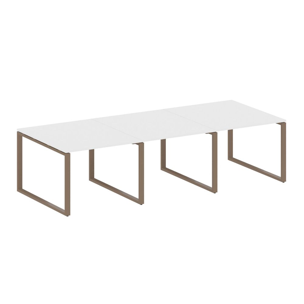 Переговорный стол (3 столешницы) на О-образном м/к