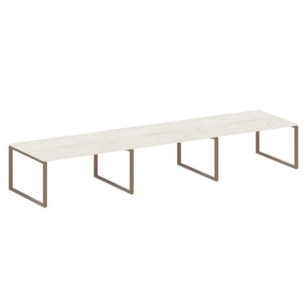 Переговорный стол (3 столешницы) на О-образном м/к